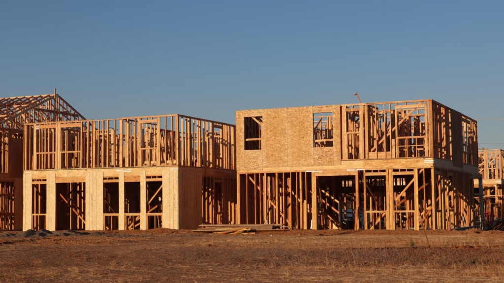 A new home under construction